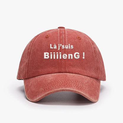 Fashion Brand Embroidery France Biiiieng Soft Men Baseball Caps