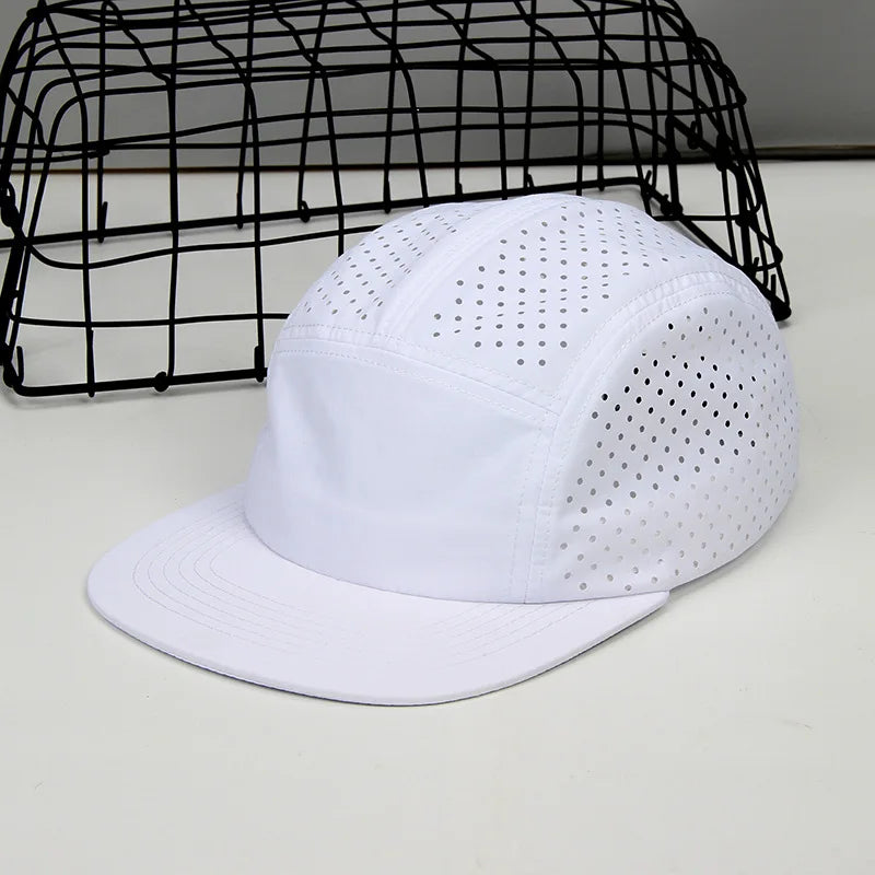 Outdoor Custom Logo Perforated 5-Panel Baseball Cap