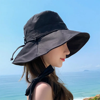 Women Tie Bow Fisherman Hat