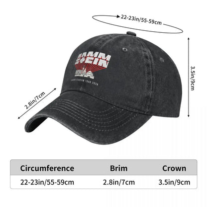 Ramms Ein Stadium Tour Fashion Baseball Cap  Men's Hat Women's