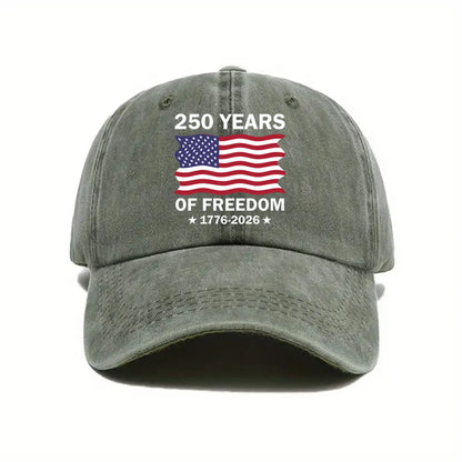 Hot Baseball Cap Classic Style Independence Day 250th Anniversary