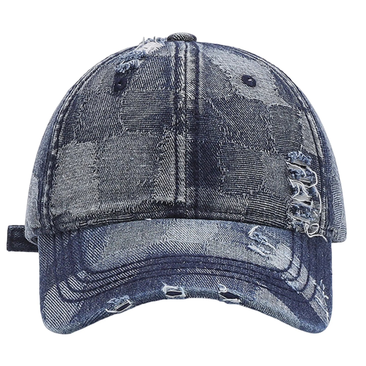 Denim Short Brim Baseball Cap For Men And Women