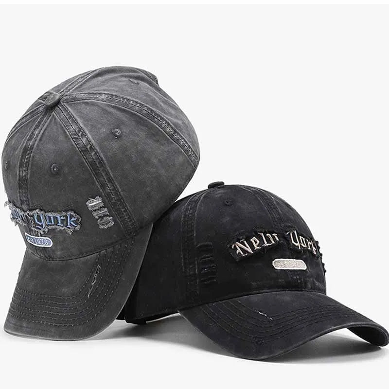 New Fashion Korean Baseball Cap Embroidery Travel Sun Hat