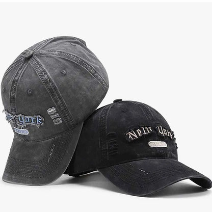 New Fashion Korean Baseball Cap Embroidery Travel Sun Hat