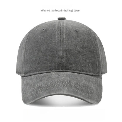 Washed Cotton Solid Dad Hat Unisex Baseball Cap