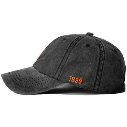 Unisex Washed Cotton Cap Letter C Embroidery Baseball Cap For Men Women