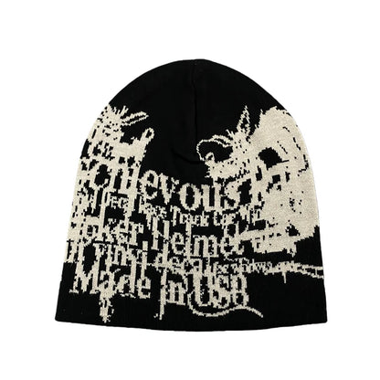 Women 2026 Black Y2K Punk Streetwear Hat