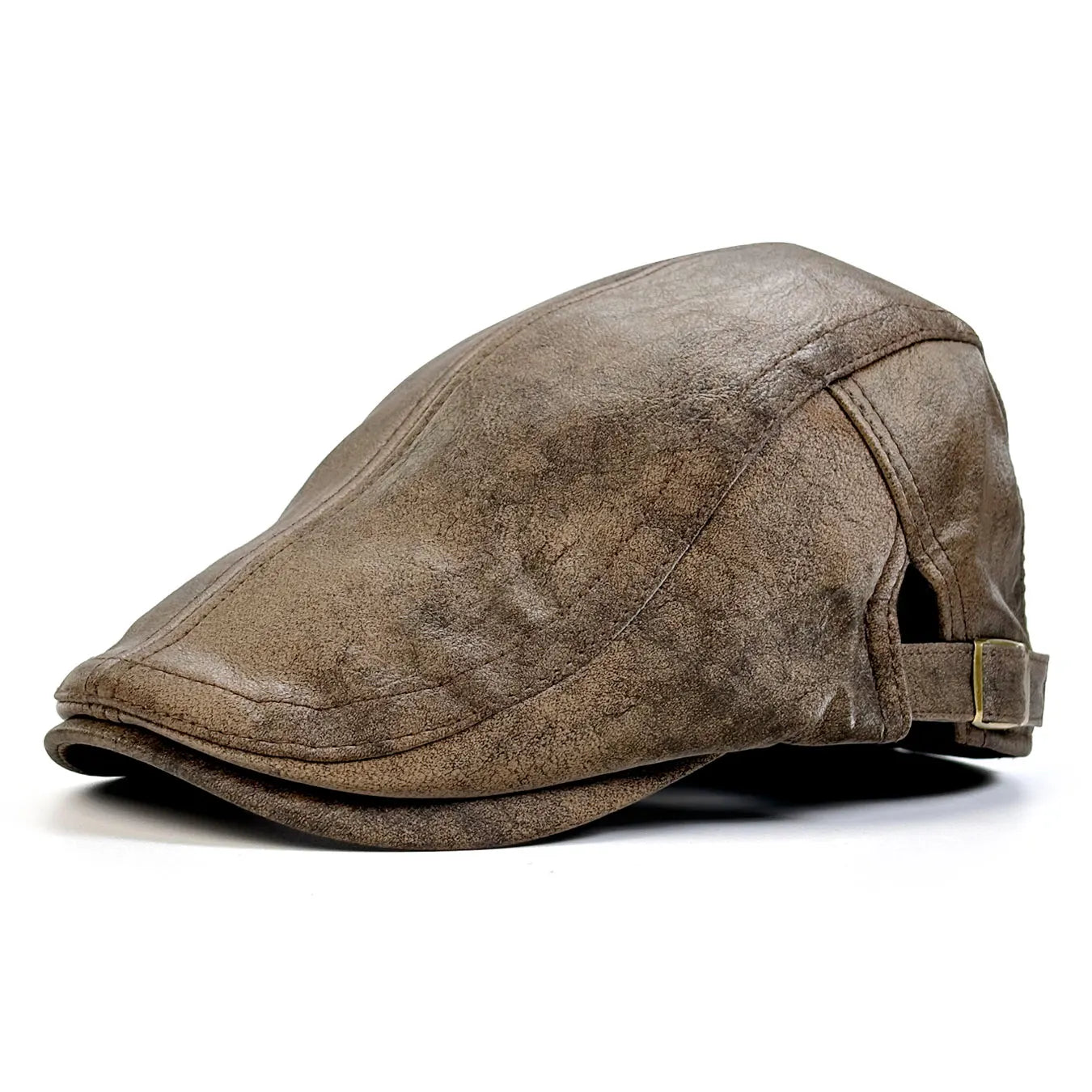 British Retro Beret, Newsboy Cap, Matte Texture Forward Cap, Casual Style Peaked Cap