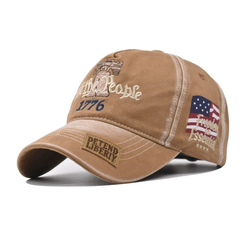 Men Women Cotton Embroidered Letter Printed Baseball Cap