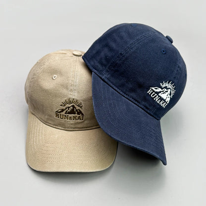 Korean Retro Mountain Embroidery Snapback Caps New Sunshade Baseball Hats Breathable Versatile Fashion
