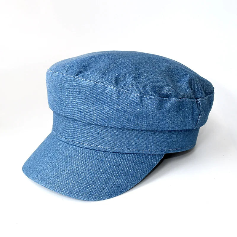 Japanese And Korean Light Denim Casual Duckbill Hat