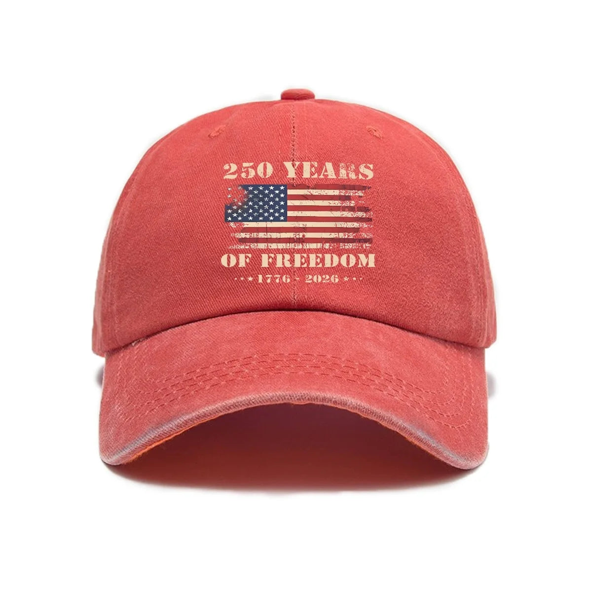 US 250th Anniversary Cap Washed Print Cap