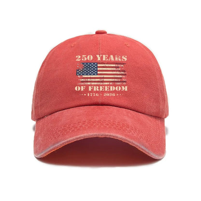 US 250th Anniversary Cap Washed Print Cap