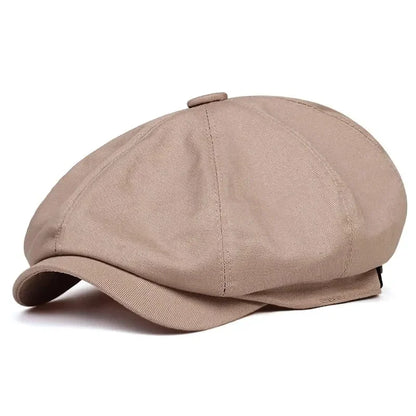 Men Retro Newsboy Caps Stitching Berets Cap