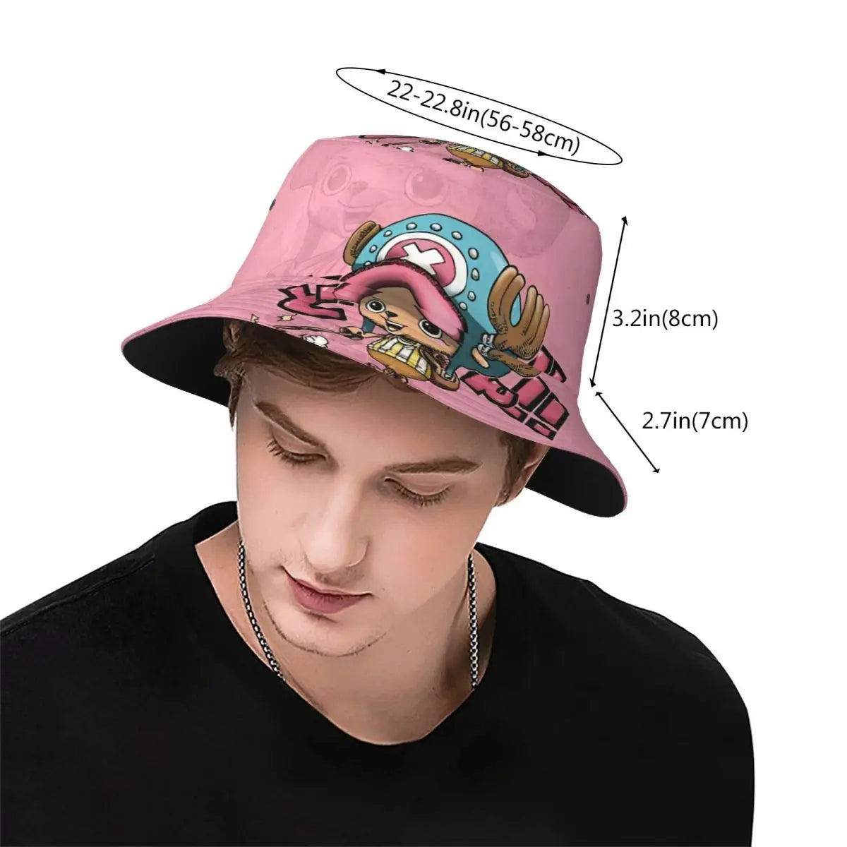 One Piece Tony Tony Chopper Bucket Hat for Women Beach