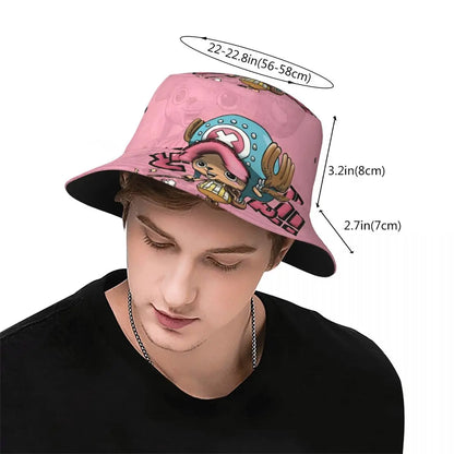 One Piece Tony Tony Chopper Bucket Hat for Women Beach