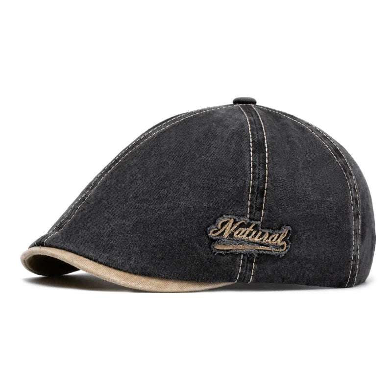Summer Cotton Newsboy Caps For Men Hats Berets