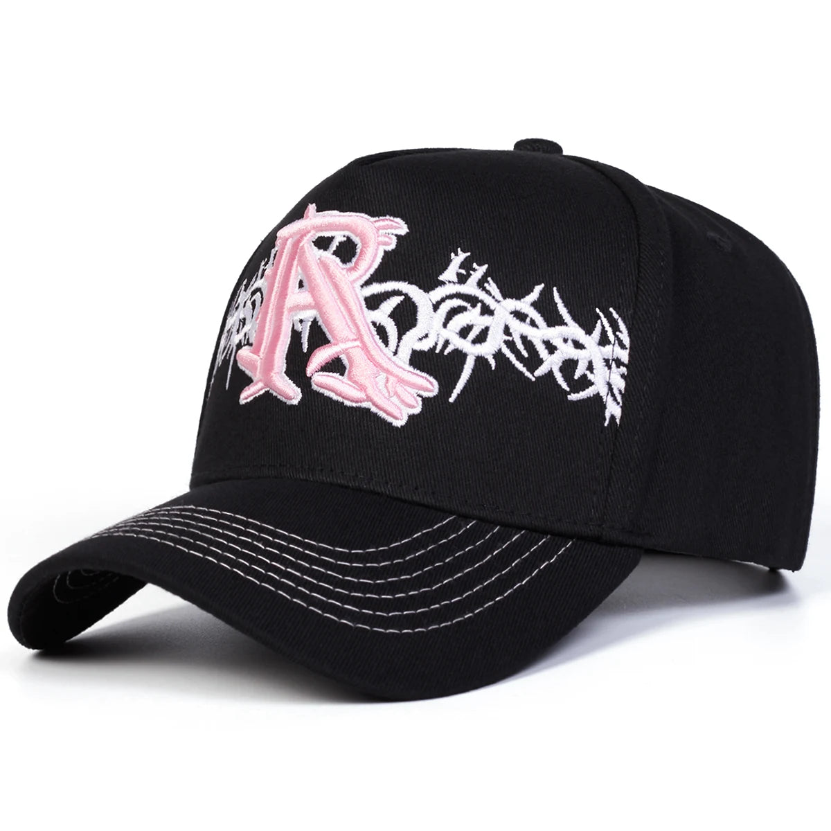 Unisex R Cross Embroidery Baseball Caps Spring Autumn Outdoor Adjustable Casual Hats Sunscreen Hat Sports Cap