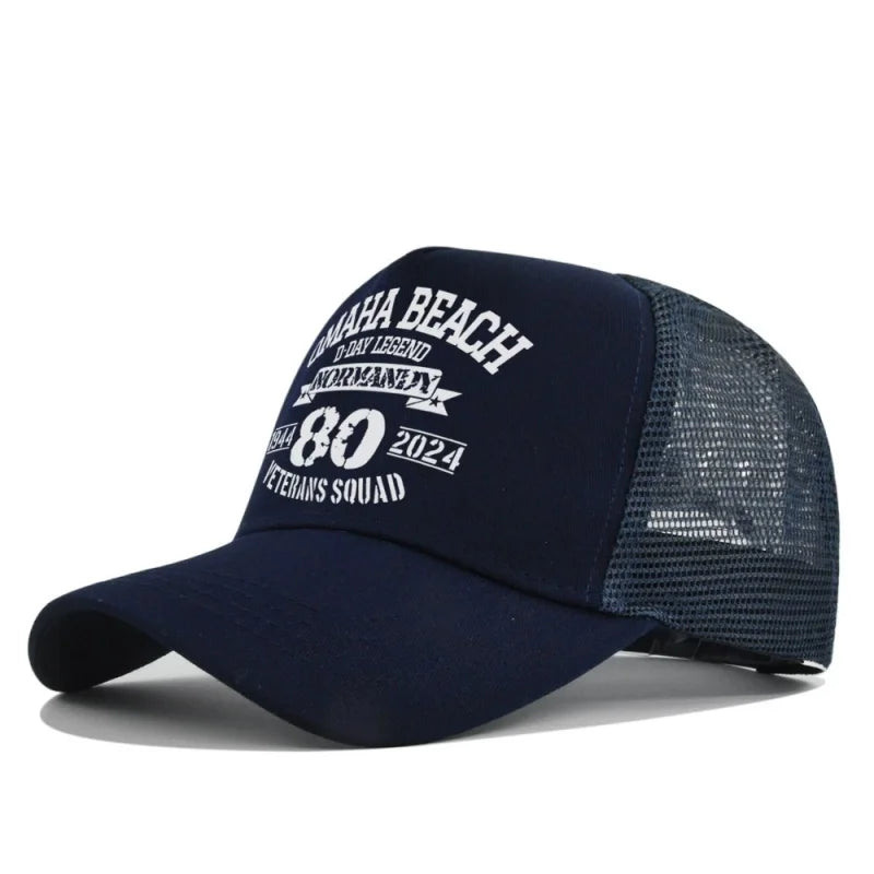 Spring Summer Printed Mesh Breathable Baseball Cap