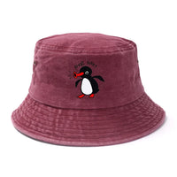 Denim Wine Red