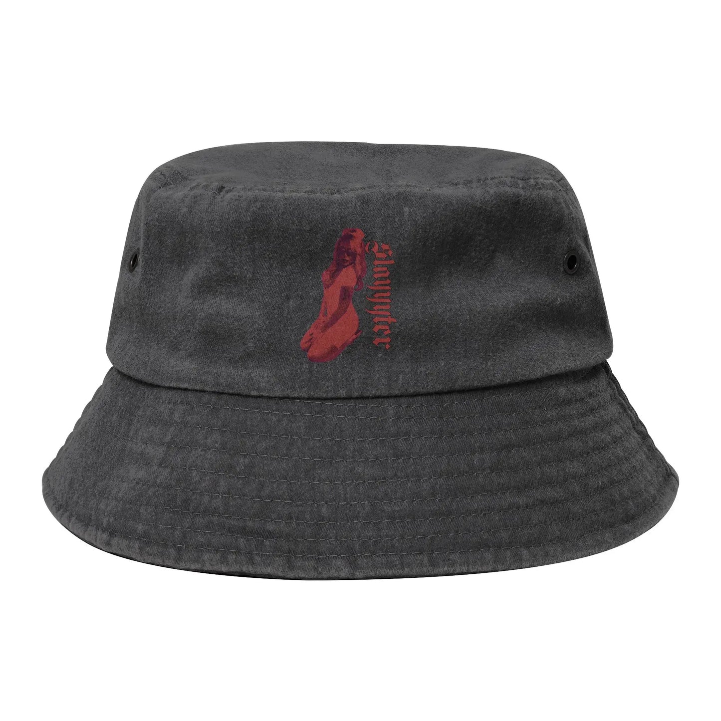 Unisex Distressed Cotton Bucket Hats