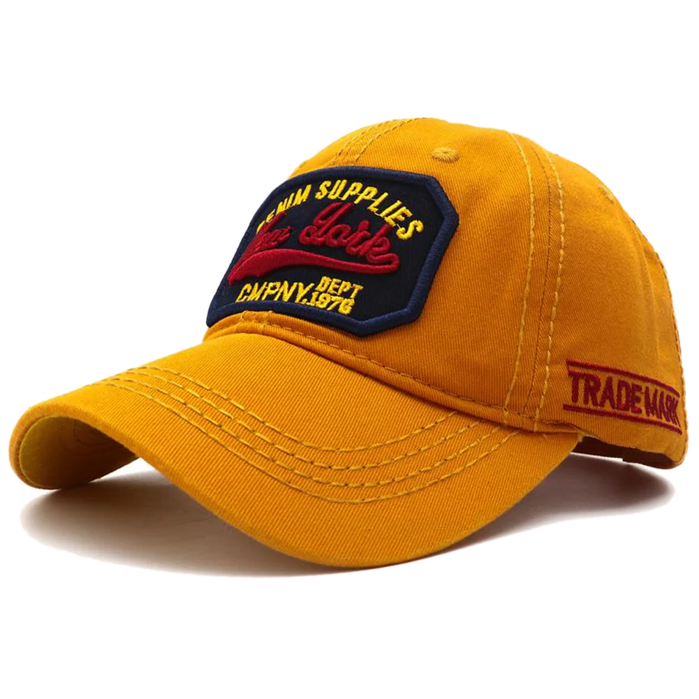New York Letter Embroidery Baseball Cap Sun Visor Snapback Hip Hop Unisex Washed Cotton Dad Hats