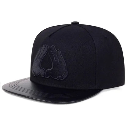 Unisex Hands With Love Embroidery Hip-Hop Hats