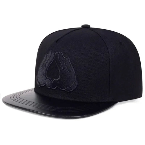 Unisex Hands With Love Embroidery Hip-Hop Hats