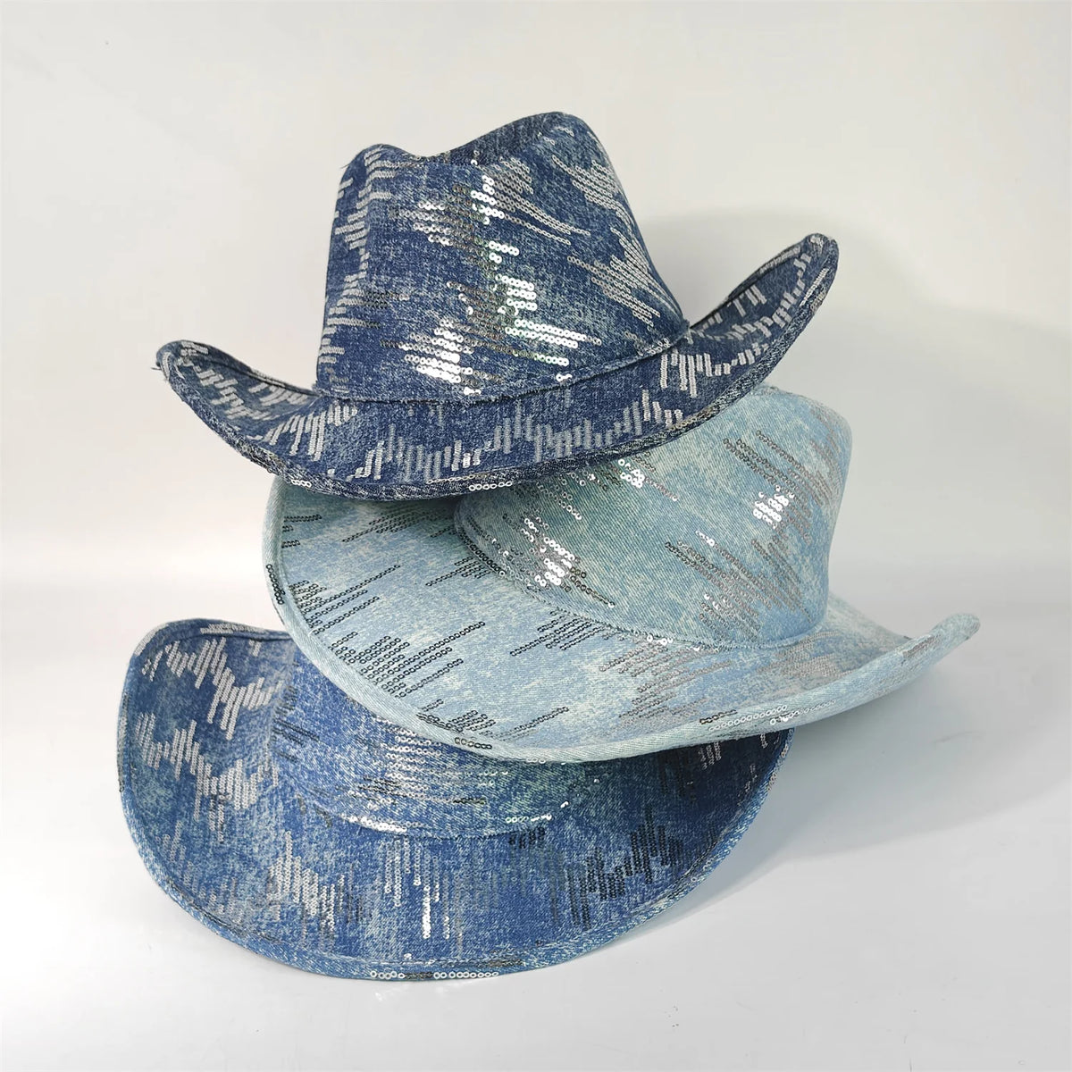 Women Men Felt Wide Brim Cowboy Cowgirl Hat