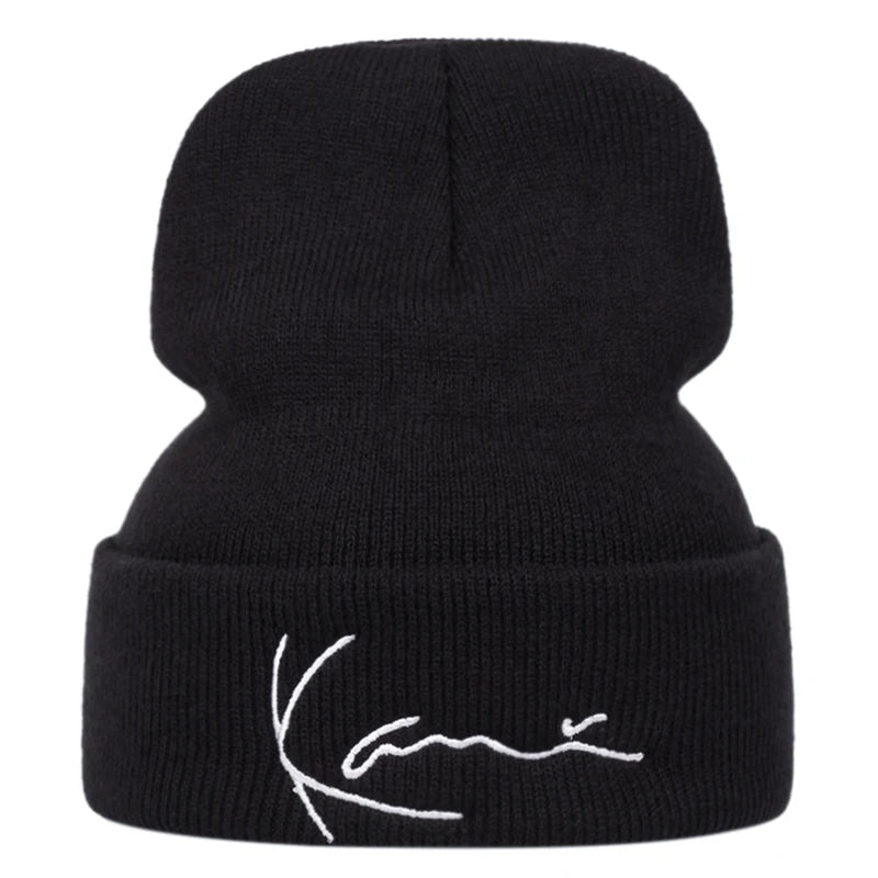 Fashionable Lettered Knitted Hats, Warm Woolen Hats