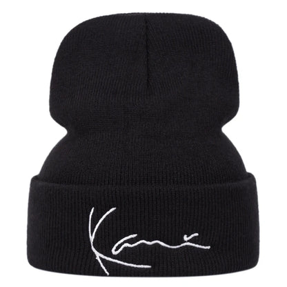 Fashionable Lettered Knitted Hats, Warm Woolen Hats