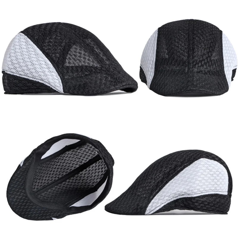 Fashion Beret Breathable Hat Newsboy Hats Golf Caps Sun Hat