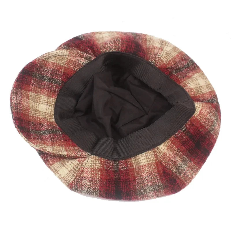 Women Cotton Octagonal Hats Cloud Shape Spring Autumn