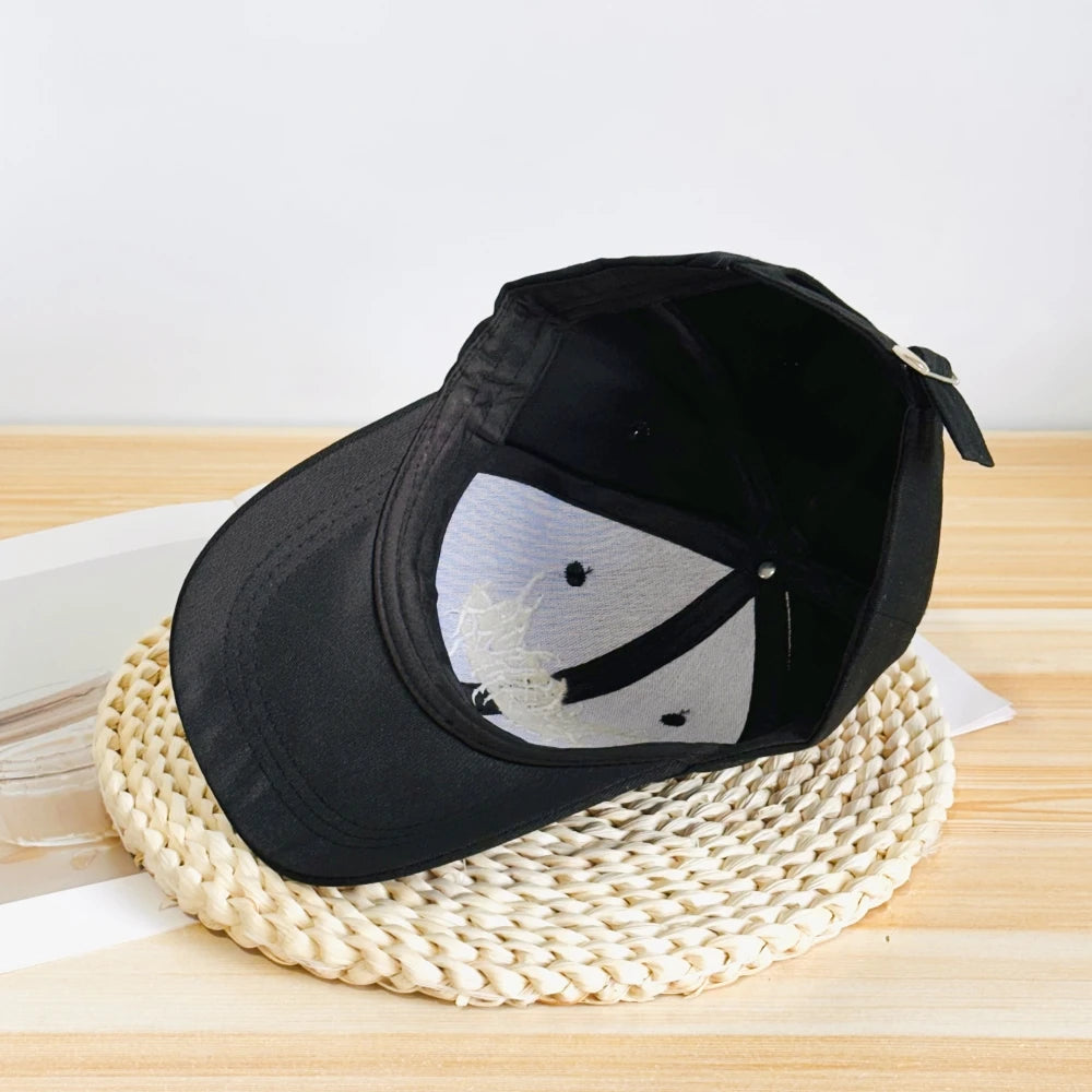 Summer Fashion Cotton Baseball Hats Hiphop Graffiti Cartoon Pattern Embroidery Sun Cap for Men And Women