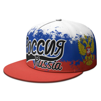 Russia Rus Socialist Flat Brimmed Cap Flag Russian Cccp Ussr Rossiyskaya Hip-hop Hat