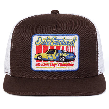 Unisex Dale Earnhardt Embroidery Hip-hop Net Hats Spring Summer