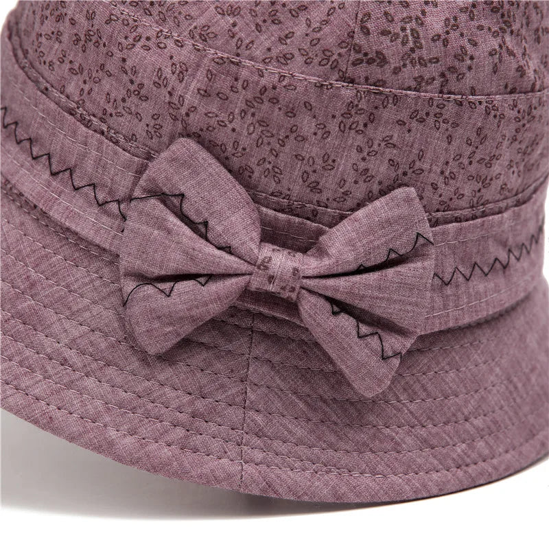 Elderly Grandma Bucket Hat Sun-Shade Fisherman Hat Old Lady Hat