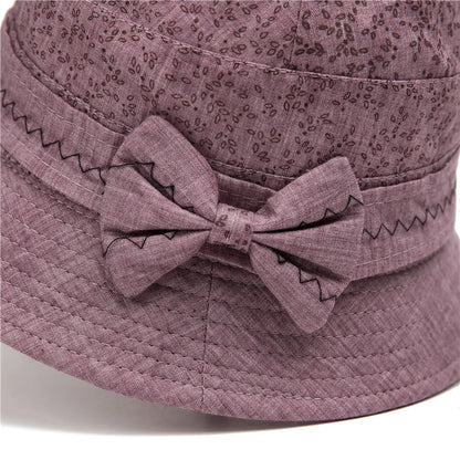 Elderly Grandma Bucket Hat Sun-Shade Fisherman Hat Old Lady Hat