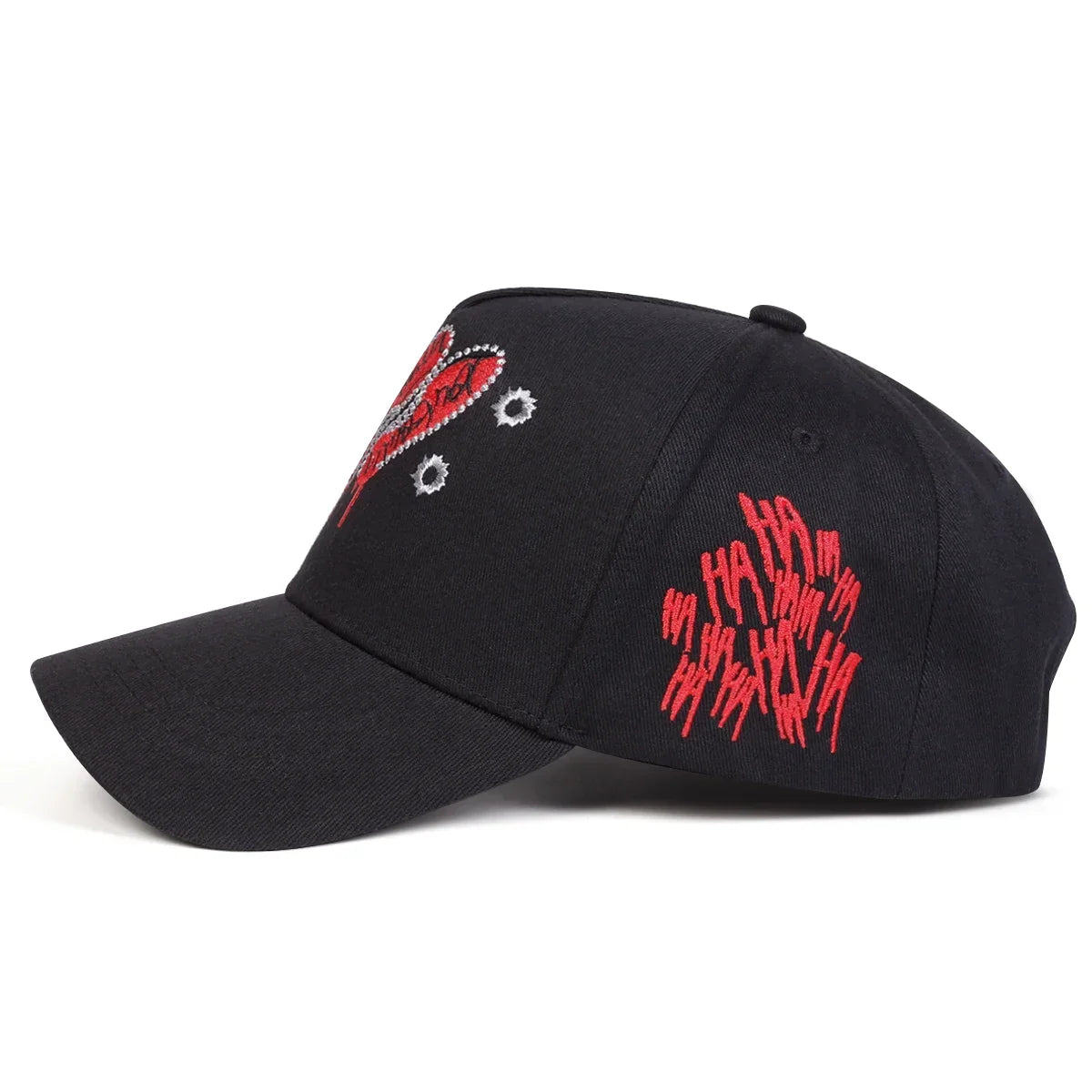 Unisex Footprint Embroidery Baseball Caps Spring and Autumn