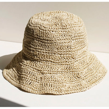 2026 Handmade High Quality Fashion Stripe Sun Hat