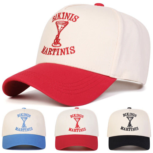 Unisex Bikinis Martinis Embroidery Baseball Caps Spring Autumn