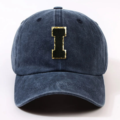Fashionable 26 Letter Stick Label Hip-Hop Baseball Cap Hat for Men and Women
