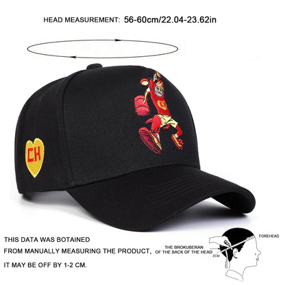 Unisex CH Letter Embroidery Baseball Caps Spring Autumn Outdoor Adjustable Casual Hats Sunscreen Hat Sports Cap