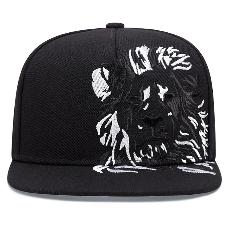 Men Women Lion Embroidered Baseball Cap Summer