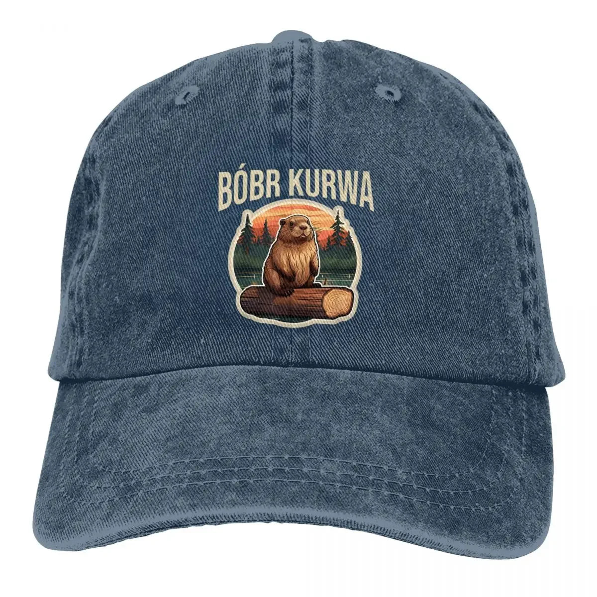 Bobr Kurwa Bober Beaver Bobr Baseball Cap