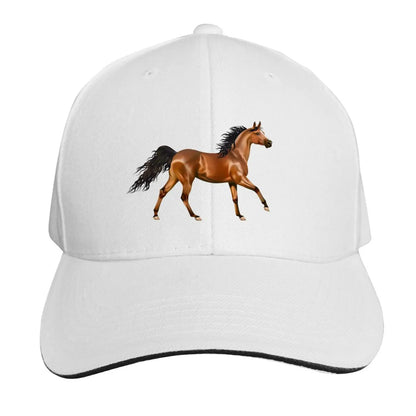 3D Horse Denim Hat Adjustable Unisex Tactical Baseball Caps