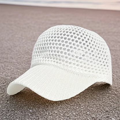 Portable Adjustable Mesh Sun Hat With Ventilation Hole UV Protection