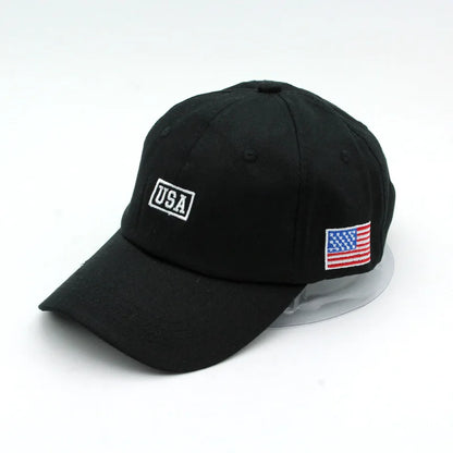 New Simplicity Hats American Flag USA Letters Embroidery Baseball Caps Men And Women