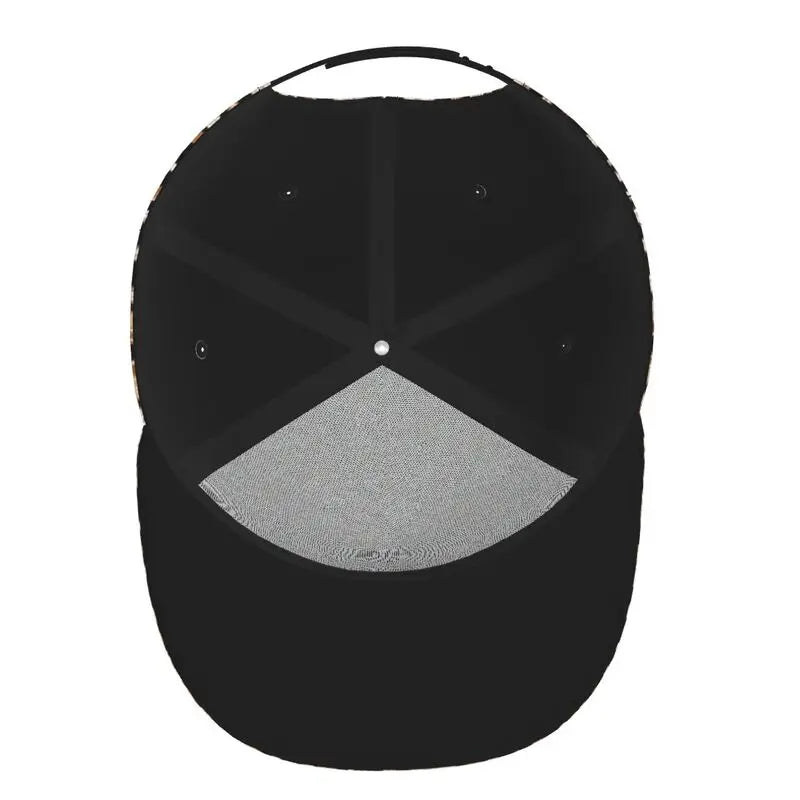 Leopard Print Baseball Cap Men Women Adjustable 3D Printed Snapback