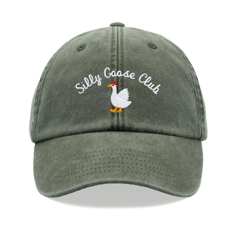 1pc Men' and Women' Vintage Soft-Top Baseball Cap with Chicken Print
